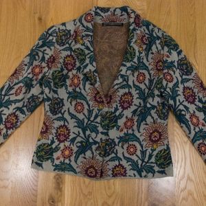 Peruvian Connection Moroccan Tile knit jacket